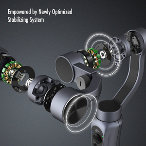 ZHIYUN Smooth Q - 3 axis Hand Stabilizer (for iphone 8, X, Samsung, Huawei, xiaomi) - GadgetiCloud