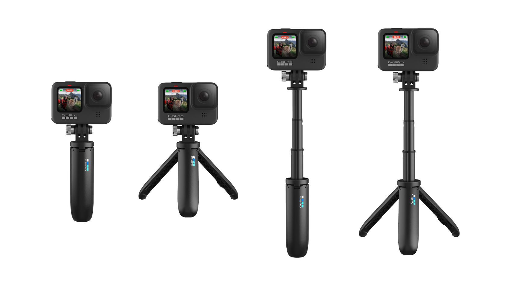 GoPro Travel Accessories Kit AKTTR-002 GoPro Accessories | GoPro Travel Kit | Accessories Kit | Mini Extension Pole | GoPro Tripod