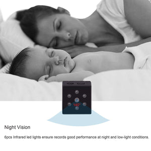Thumb-Size Wireless Mini 1080P Night Vision Security Camera With 140° Wide-Angle Lens - GadgetiCloud