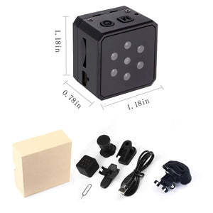 Thumb-Size Wireless Mini 1080P Night Vision Security Camera With 140° Wide-Angle Lens - GadgetiCloud