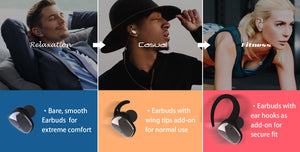 Lexuma XBud2 True Wireless In-Ear Bluetooth IP56 Sports Earbuds [With Charging Case] - GadgetiCloud
