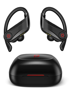 PowerHBQ True Wireless Bluetooth Sports Earbuds [With Charging Case] - GadgetiCloud