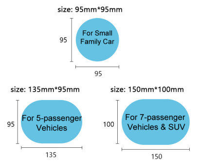 Side Window and Rearview Mirror Films Combo BUNDLE (4 Packages) - GadgetiCloud