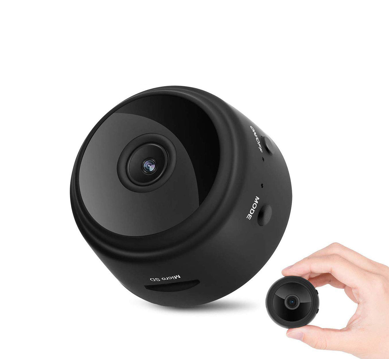 Mini 1080P Wireless Night Vision Security Camera with 150° Wide-Angle Lens - GadgetiCloud