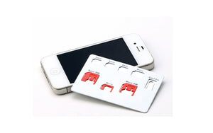 Sim Card Kit - Card Size (White) - GadgetiCloud