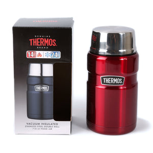 Thermos SK3020 Series Stainless Steel Food Jar 710mL (Cranberry Red) Without Spoon