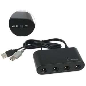 GameCube Controller Adapter for Wii U, Nintendo Switch and PC USB by Lexuma - GadgetiCloud