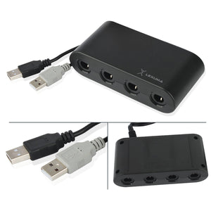 GameCube Controller Adapter for Wii U, Nintendo Switch and PC USB by Lexuma - GadgetiCloud