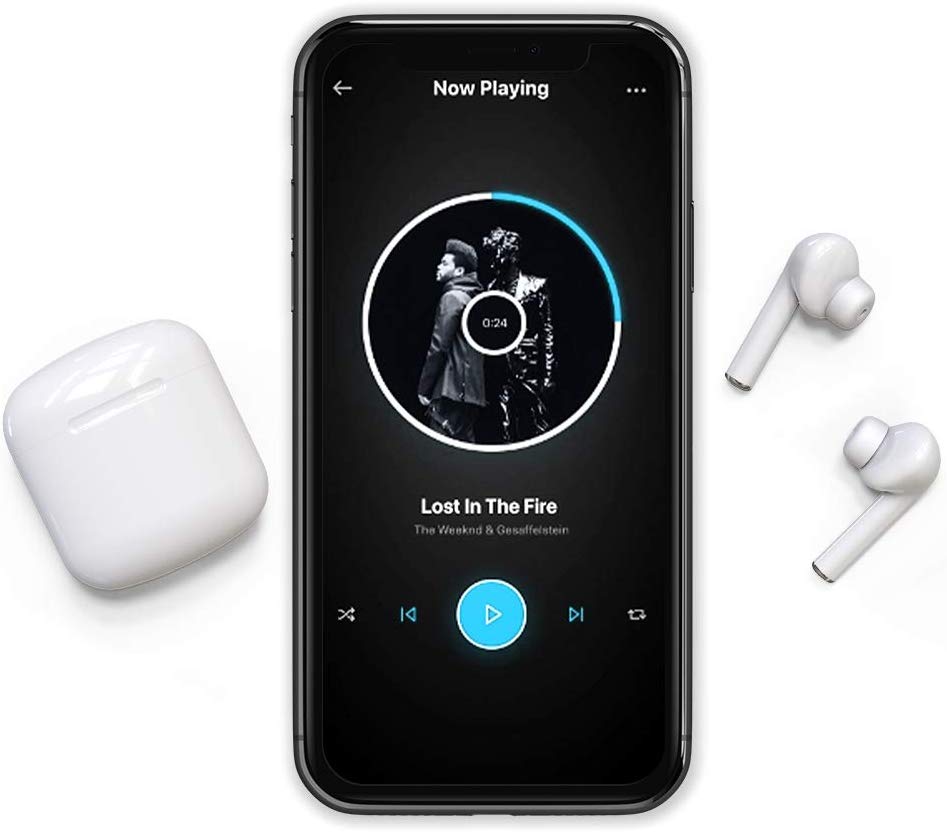 XXX-Audio True Wireless Stereo Bluetooth IPX5 Waterproof Earbuds with Built-in Mic [With Charging Case] - GadgetiCloud