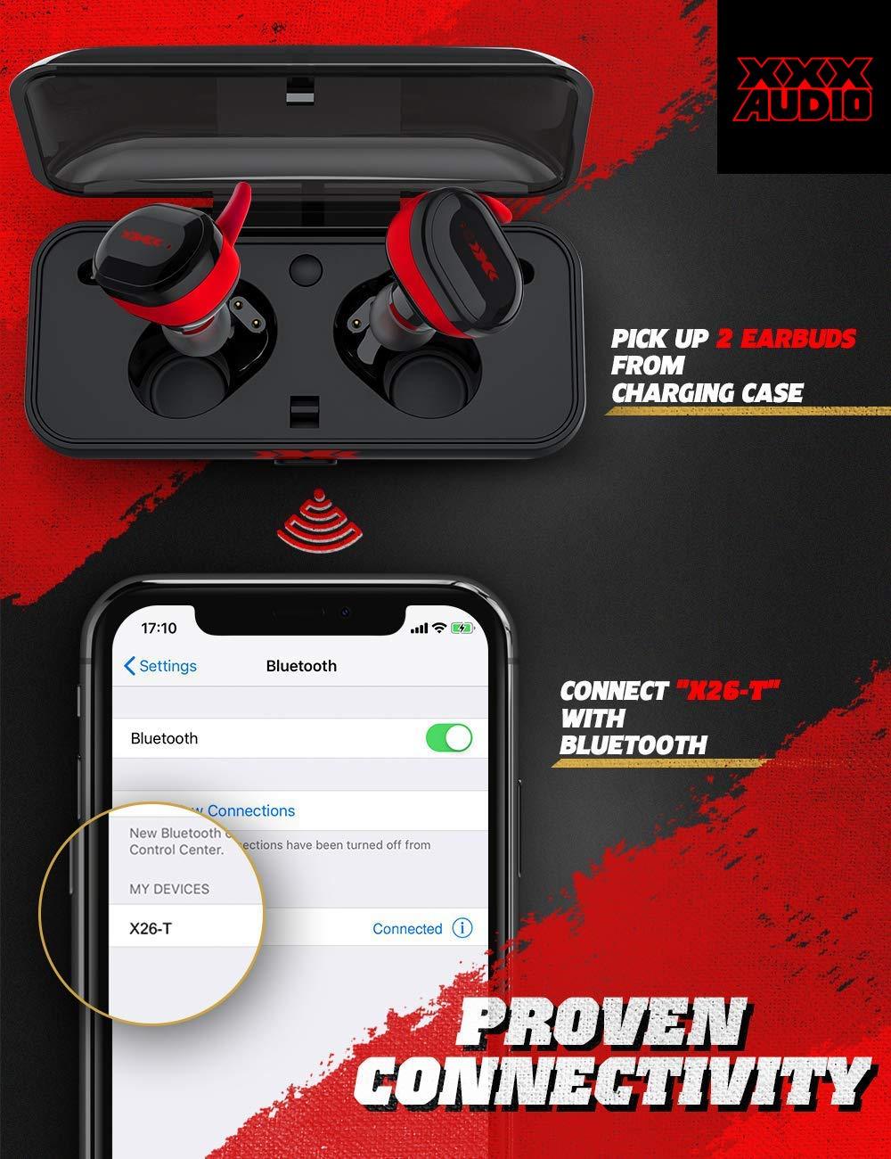 XXX-Audio True Wireless In-Ear Bluetooth Sports Earbuds [With Charging Case] - GadgetiCloud