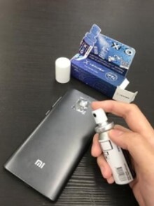Lexuma X2O Water Repellent Spray with IPX4 and IPX7 water protection spraying